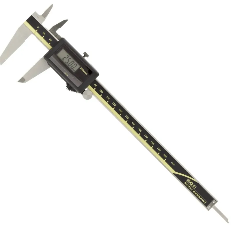 Mitutoyo 500 Series [500-445] Digital ABSOLUTE Digimatic Caliper-Solar Powered 0-200mm