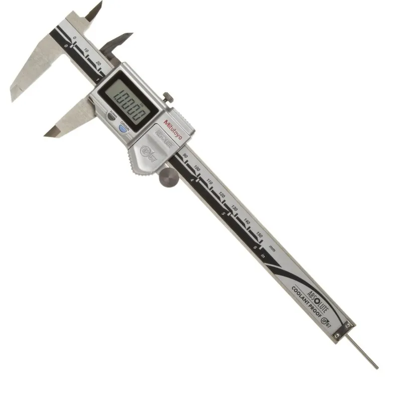Mitutoyo 500 Series [500-769-20] Digital ABSOLUTE Coolant-Proof Caliper 0-6in (0-150mm)
