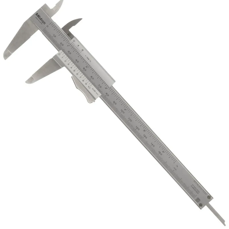 Mitutoyo 531 Series [531-122] Mechanical Vernier Caliper with Thumb Clamp 0-6in (0-150mm)