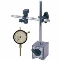 Mitutoyo 64PKA079 Magnetic Stand With Dial Indicator, 1" Travel, 0.001" Graduation