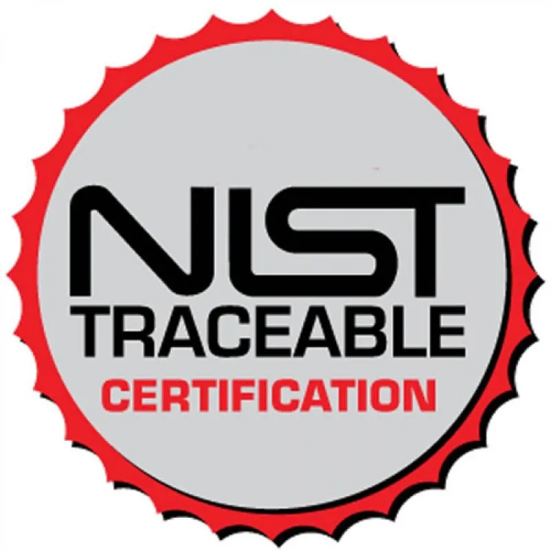 NIST Certificate Calibration