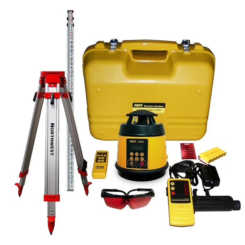 Northwest Instrument NEXPK800X [90217] Single Grade Laser with Laser Receiver, Tripod and Grade Rod