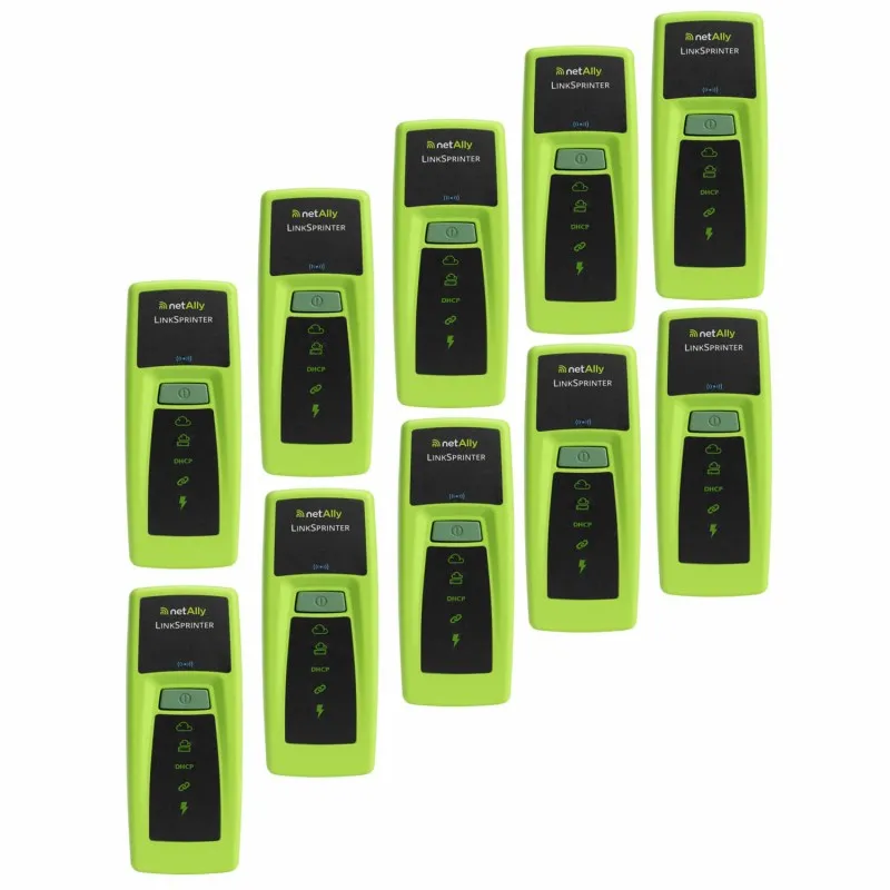 NetAlly LinkSprinter [LSPRNTR-300-10PK] Pocket-Sized Network Tester, 10 Pack