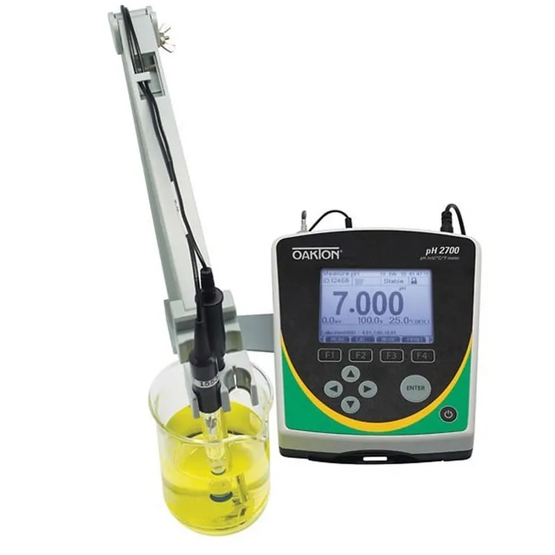 OAKTON PH 2700 [WD-35420-21] pH / Temperature Benchtop Meter w/ Electrode, Software, Stand, & NIST