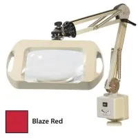 OC White Vision-Lite [71300-BR] Rectangular Magnifier - 25" Reach - Screw Down Base (Blaze Red)