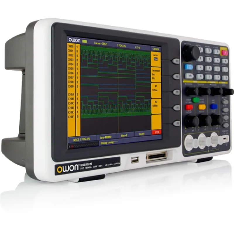 OWON MSO Series LA [MSO7102TD] 100 MHz, 2+1 Ch, 1GS/s Mixed Signal Oscilloscope with Logic Analyzer