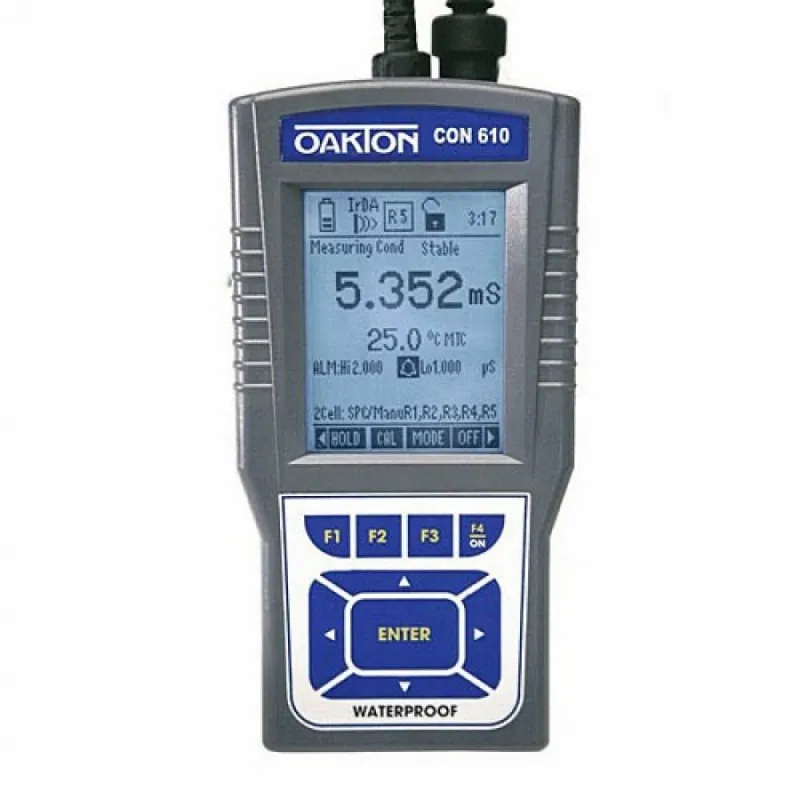 Oakton COND 610 [WD-35408-12] Conductivity / TDS / Salinity / Resistivity / Temperature Meter Only