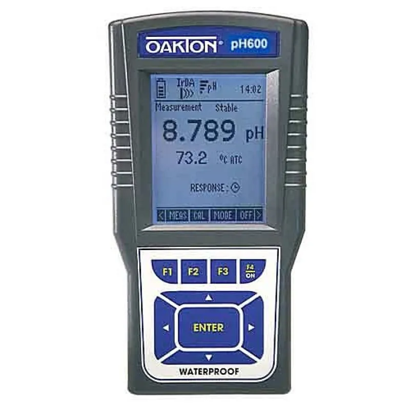 OAKTON PH 600 [WD-35418-03] Portable Waterproof pH/ mV / Temperature Meter w/ NIST Certificate Calibration