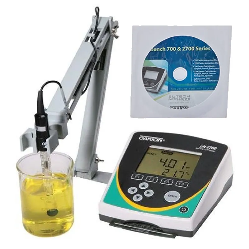OAKTON PH 2700 [WD-35420-22] PH / Temperature Benchtop Meter with Electrode Stand And Software
