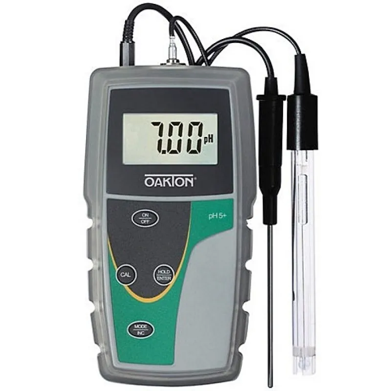 OAKTON pH 6+ [WD-35613-42] pH / mV / Temperature Meter w/ Probe & NIST-Traceable Calibration