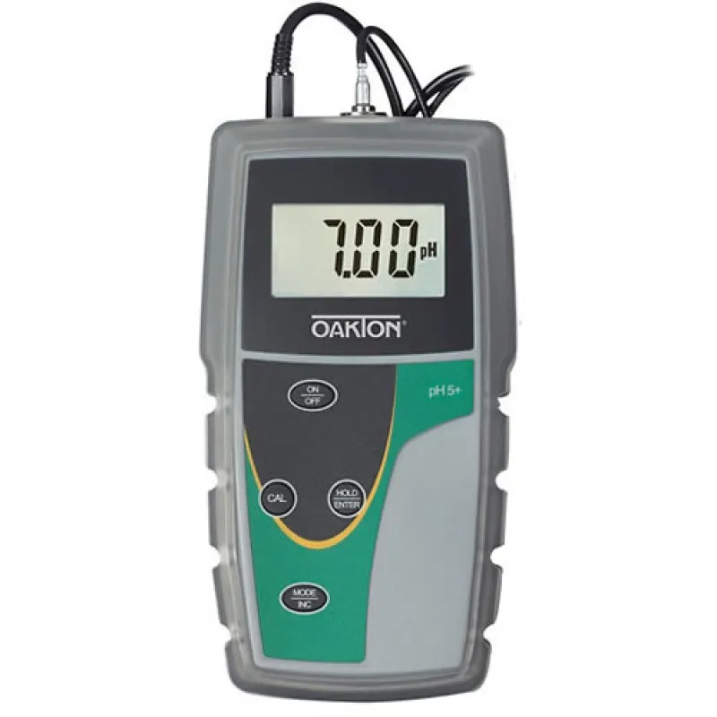 OAKTON pH 5+ [WD-35613-51] pH / Temperature Meter w/ NIST-Traceable Calibration