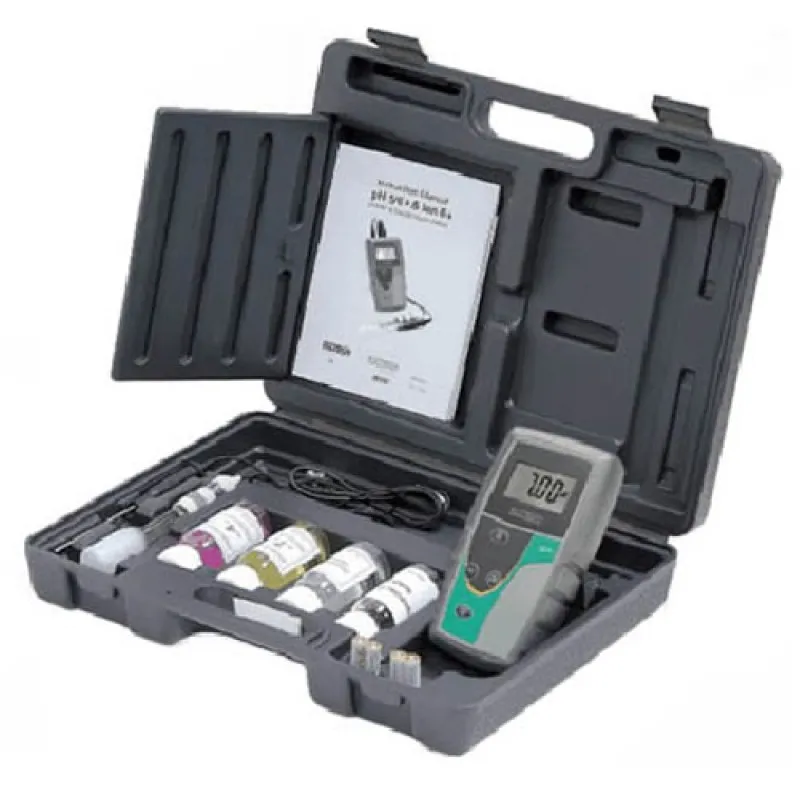 OAKTON pH 5+ [WD-35613-54] pH/Temperature Meter Kit w/ pH Electrode, pH Buffer Solutions, Bottles