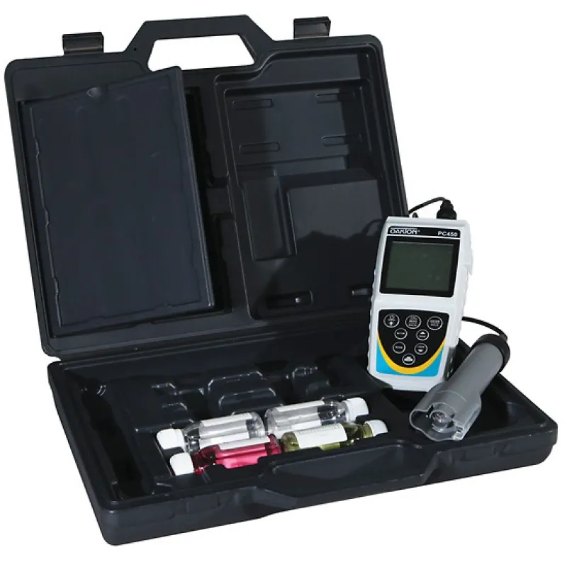 OAKTON PC 450 [WD-35630-81] Portable pH / mV / Conductivity / TDS / Salinity / Temperature Meter w/ Combination Probe Kit and NIST Certificate Calibration