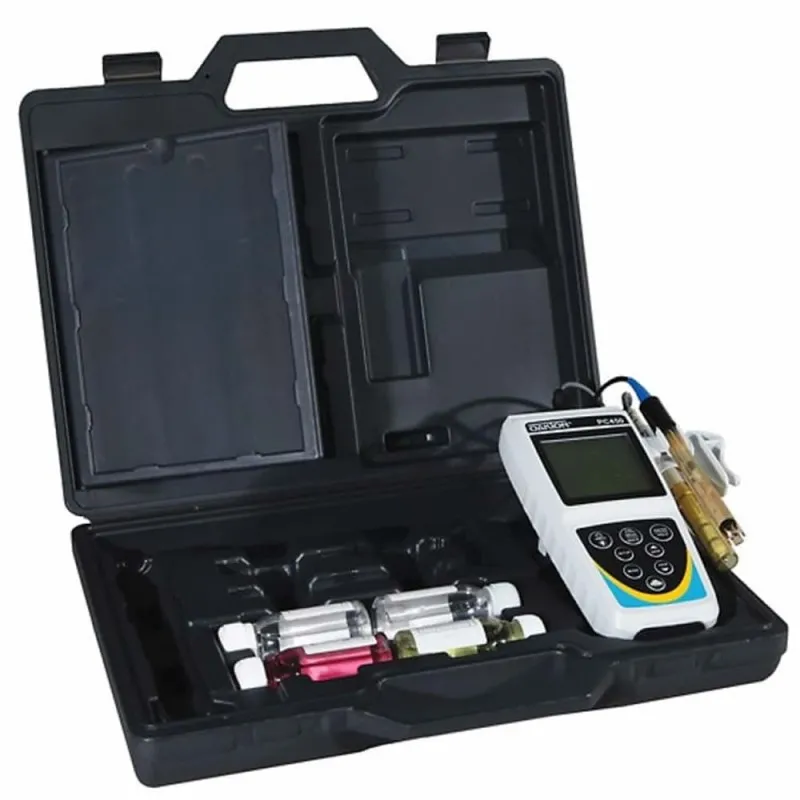 OAKTON PC 450 [WD-35630-91] Portable pH / mV / Conductivity / TDS / Salinity / Temperature Meter Kit w/ Separate pH and Conductivity Probes and Calibration