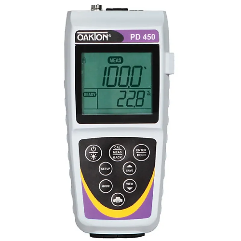 OAKTON PD 450 [WD-35632-34] Portable Waterproof pH / mV / Dissolved Oxygen Meter Only w/ NIST Certificate Calibration [DISCONTINUED SEE WD-35632-32]