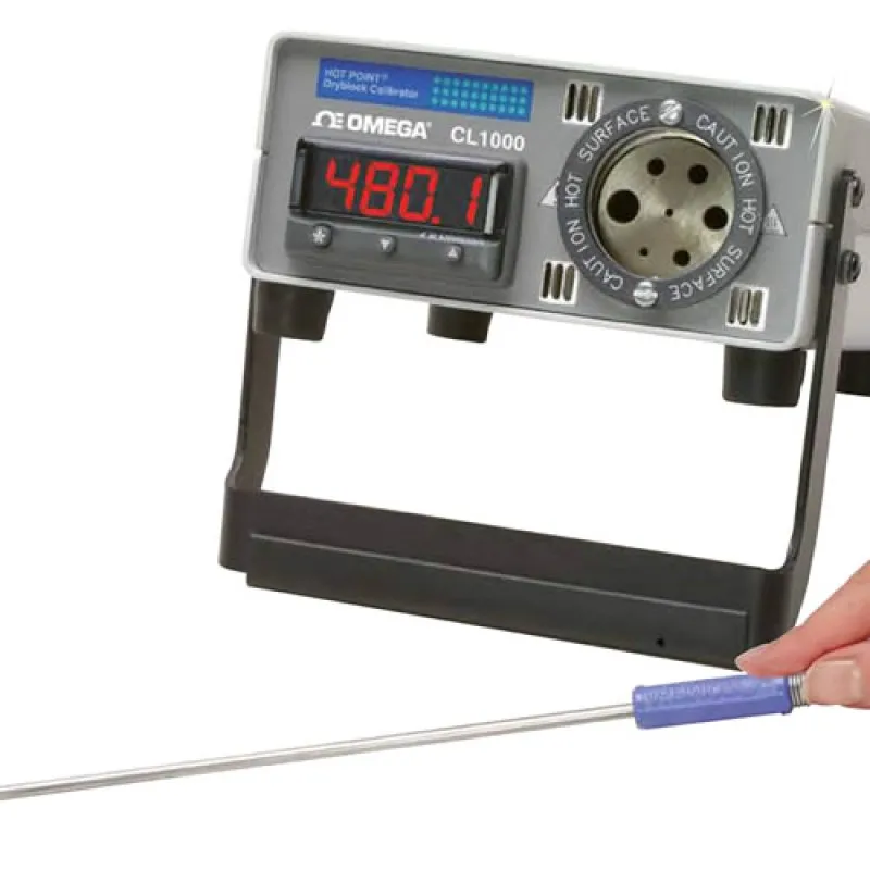 Omega CL1000C230V [CL1000C-230V] Miniature Hot Point Dry Block Calibrator 20°F to 500°F (11°C to 260°C)