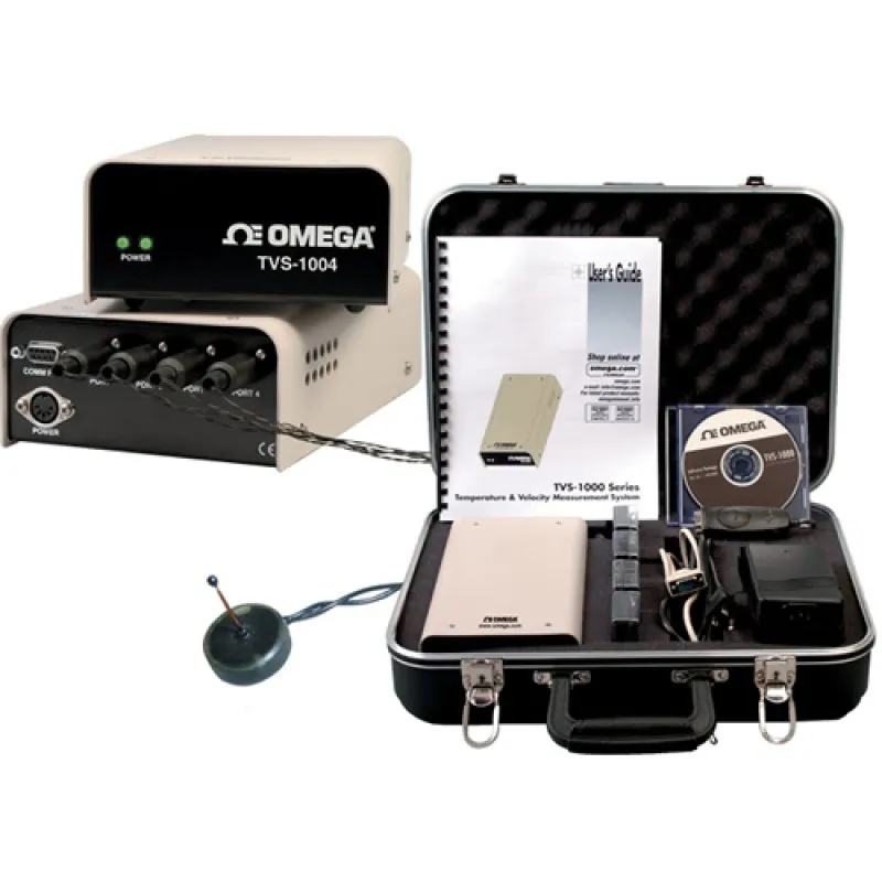 Omega TVS-1112 Velocity and Temperature Measurement System