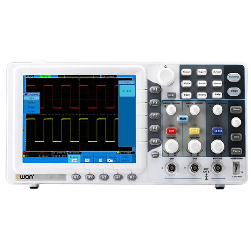 OWON SDS-E Series [SDS6062E] 60Mhz, 2+1 Ch. 500MS/s Digital Storage Oscilloscope 