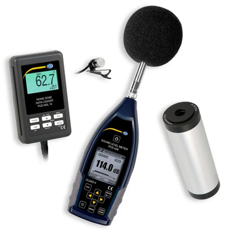PCE Instruments PCE-NDL 10 [PCE-NDL-LEQ-KIT] Data Logging Sound Level Meter Kit With Calibrator