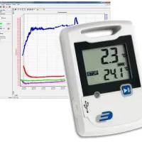 PCE Instruments Log10 [Log10-Start] Temperature Meter with Software -30 to 60°C (-22 to 140°F)