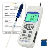 PCE Instruments PCE-228 [PCE-228LIQ-ICA] pH / mV / Temperature Meter w/ ISO Calibration Certificate