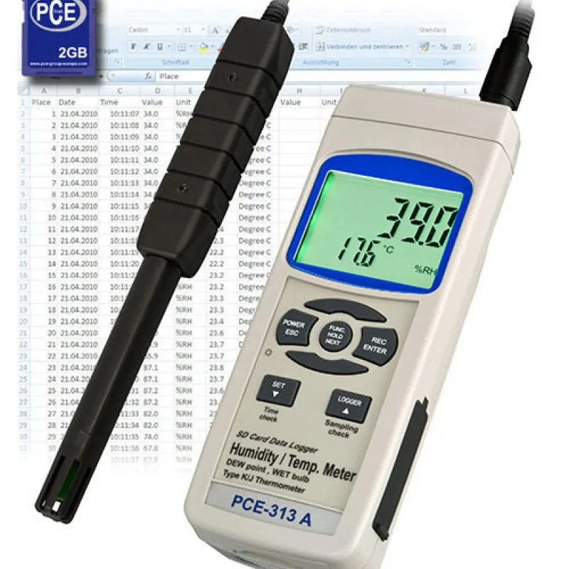 PCE Instruments PCE-313 S [PCE-313 S] Temperature Meter 0 to 50°C (32 to 122°F)