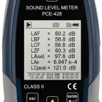 PCE Instruments PCE-428 [PCE-428] Class 2 Data Logging Sound Level Meter with Certificate