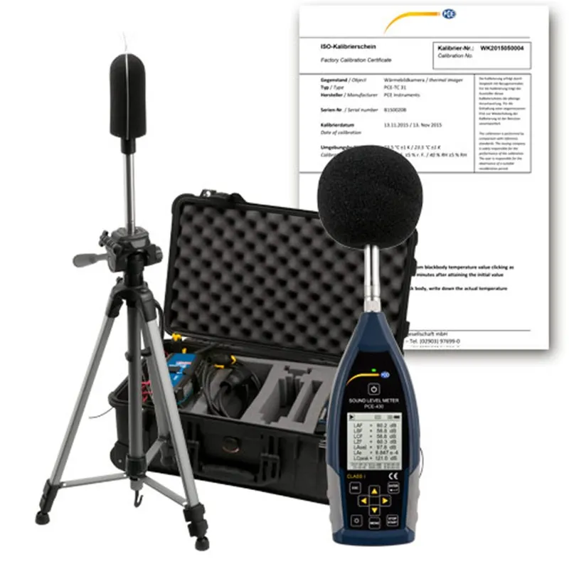 PCE Instruments PCE-430 [PCE-430-EKIT] Class 1 Data Logging Sound Level Meter Kit