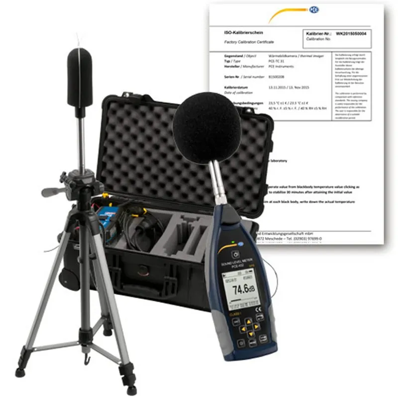 PCE Instruments PCE-432 [PCE-432-EKIT] Class 1 Data Logging Sound Level Meter Kit