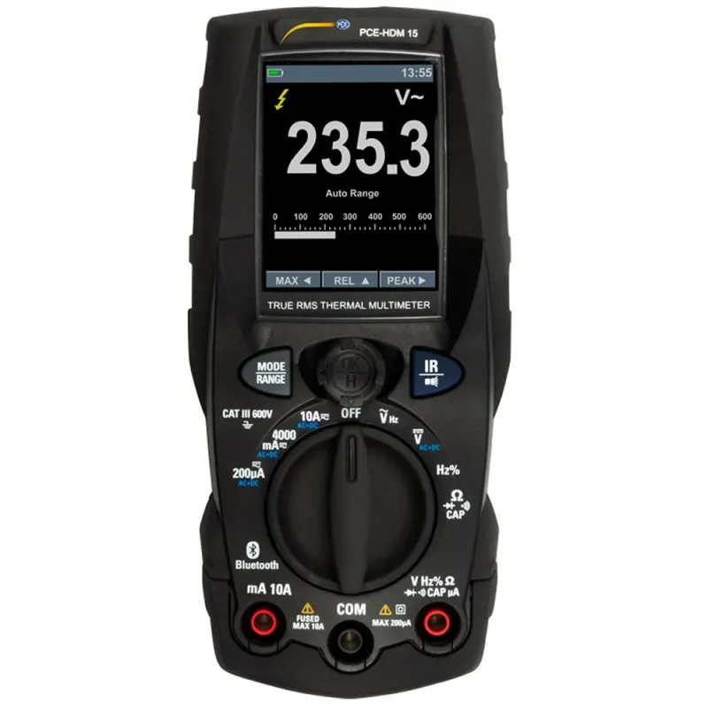 PCE Instruments PCE-HDM 15 [PCE-HDM 15] Digital Multimeter with Thermal Imager -20 to 260°C (-4 to 500°F)