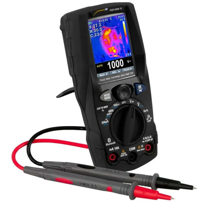 PCE Instruments PCE-HDM 15 [PCE-HDM 15] Digital Multimeter with Thermal Imager -20 to 260°C (-4 to 500°F)