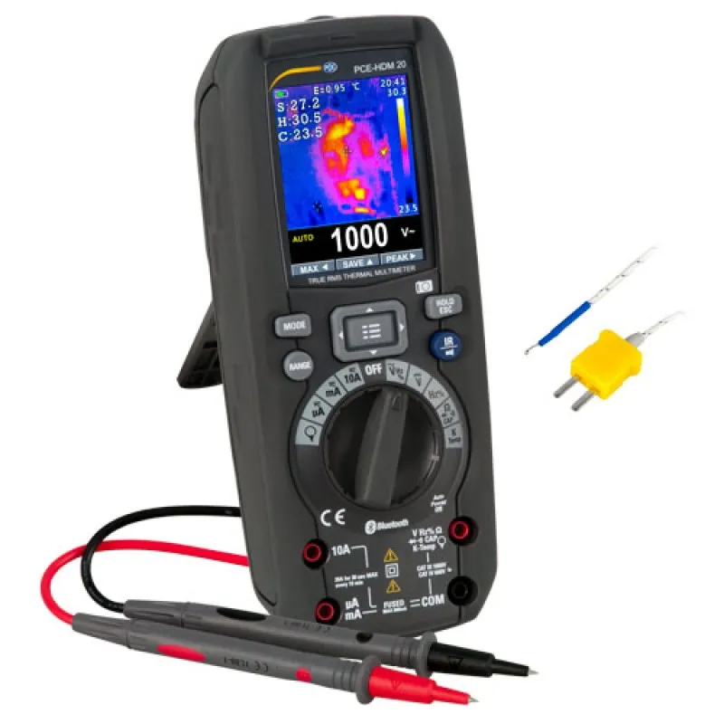 PCE Instruments PCE-HDM 20 [PCE-HDM 20] Thermal imager and TRMS digital Multimeter -20 to 260°C (-4 to 500°F)