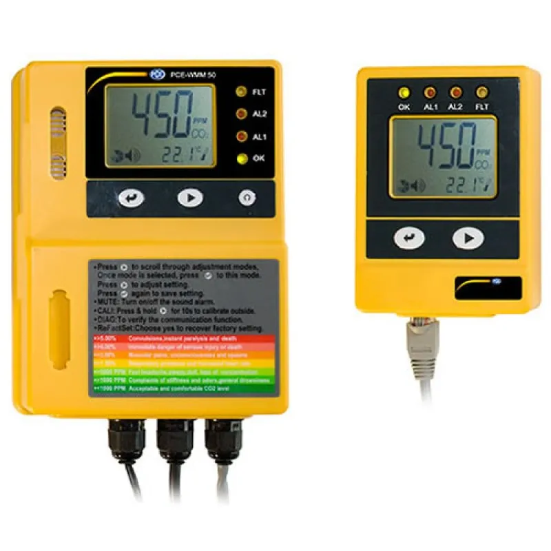 PCE Instruments PCE-WMM 50 Air Quality Carbon Dioxide Meter 