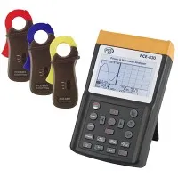 PCE Instruments PCE8301 [PCE-830-1] Three Phase Power Data Logger Meter w/ 3x PCE-6801 Current Probe (100A)