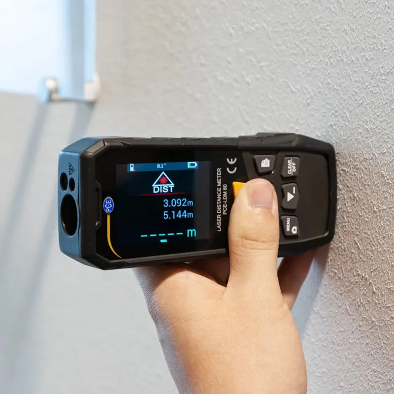 PCE Instruments PCELDM80 [PCE-LDM 80] Laser Distance Meter - 262.5 ft (80m)