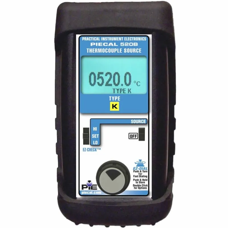 PIE 520B [PIE 520B-R] Single Thermocouple Calibrator, Source Only, Configured for Type R