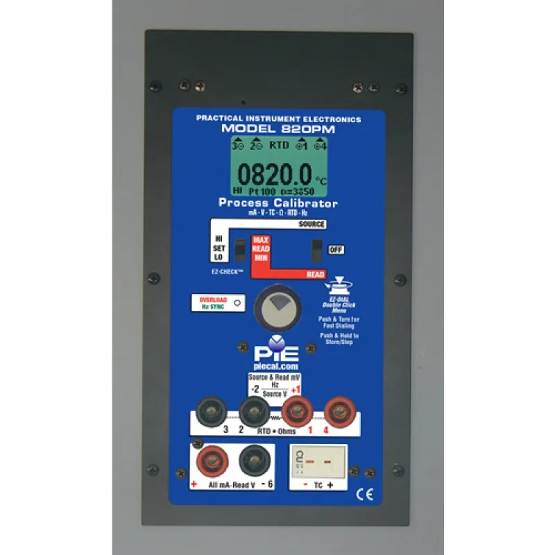PIE 820PM [PIE 820PM] Multifunction Single Channel Calibrator, Panel Mount Version