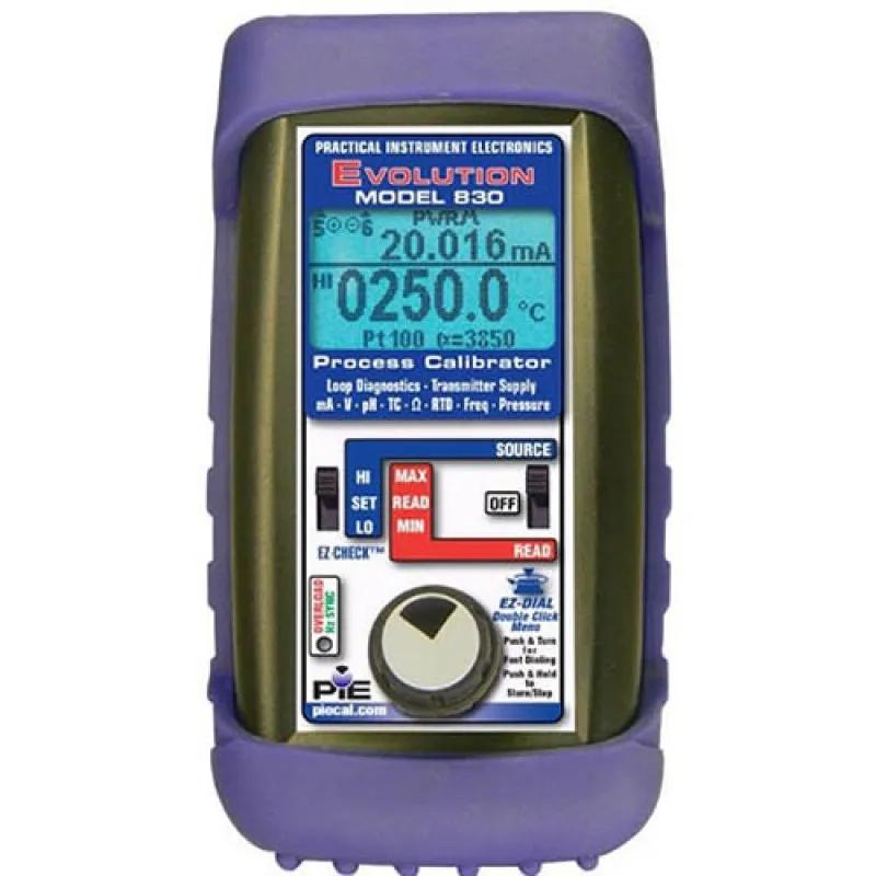 PIECAL PIE830 [PIE 830] High Accuracy Multifunction Diagnostic Process Calibrator with Dual Display