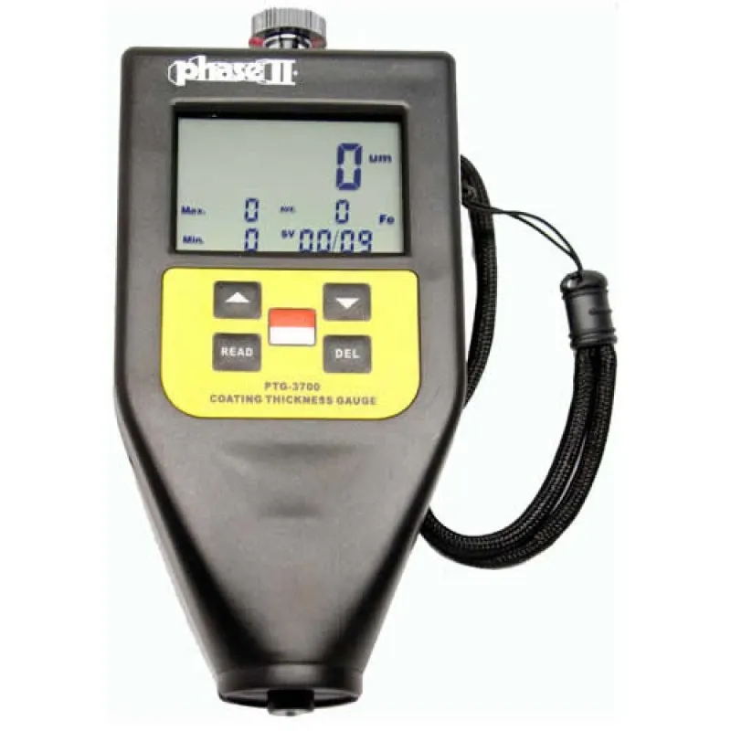 Phase II+ PTG-3700 [PTG-3700] Ultrasonic Coating Thickness Gauge with Auto-Detect Probe (DISCONTINUED)