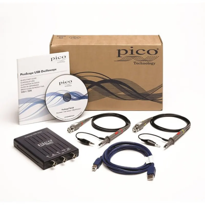 Pico Technology 2408B 100MHz, 4-Channel, 1 GS/s, USB Oscilloscope with Probe