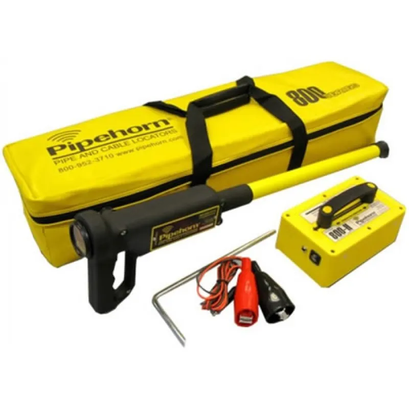 Pipehorn 800-HL [MD840] Dual High-Frequency Pipe and Cable Locator 