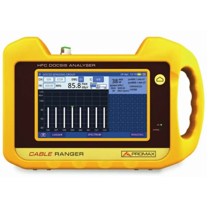 Promax Cable Ranger Hybrid DOCSIS 3.1 and HFC Analyzer