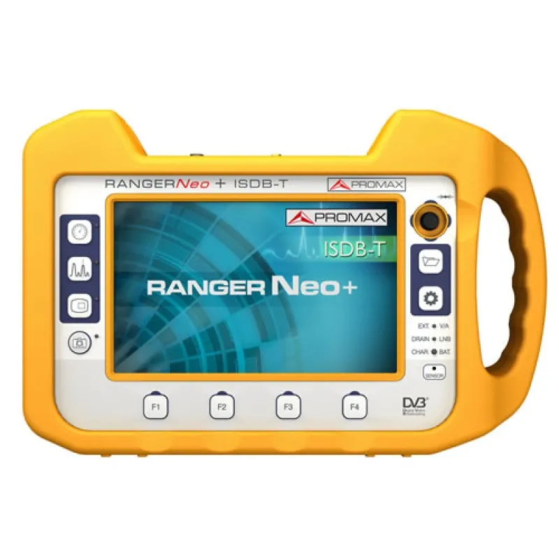 Promax RANGERNeo + ISDB-T [RANGERNEOPLUSISDBT] Advanced Multifunction TV & Satellite Analyser with HEVC, ISDB-T