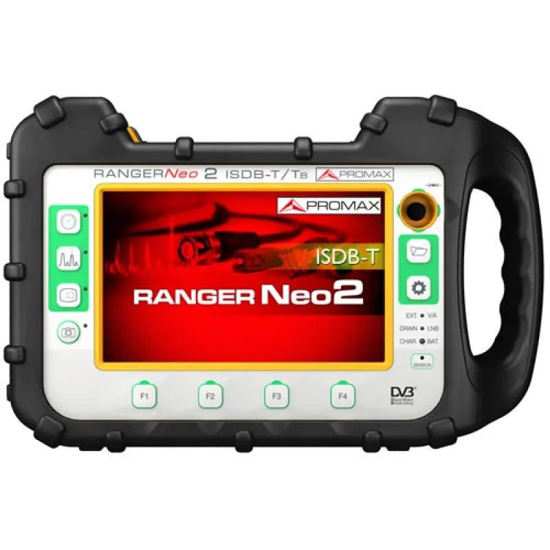 Promax RANGERNeo 2 ISDB-T [RANGERNEO2ISDBT] Professional TV/Satellite Field Strength Meter and Analyzer for ISDB-T