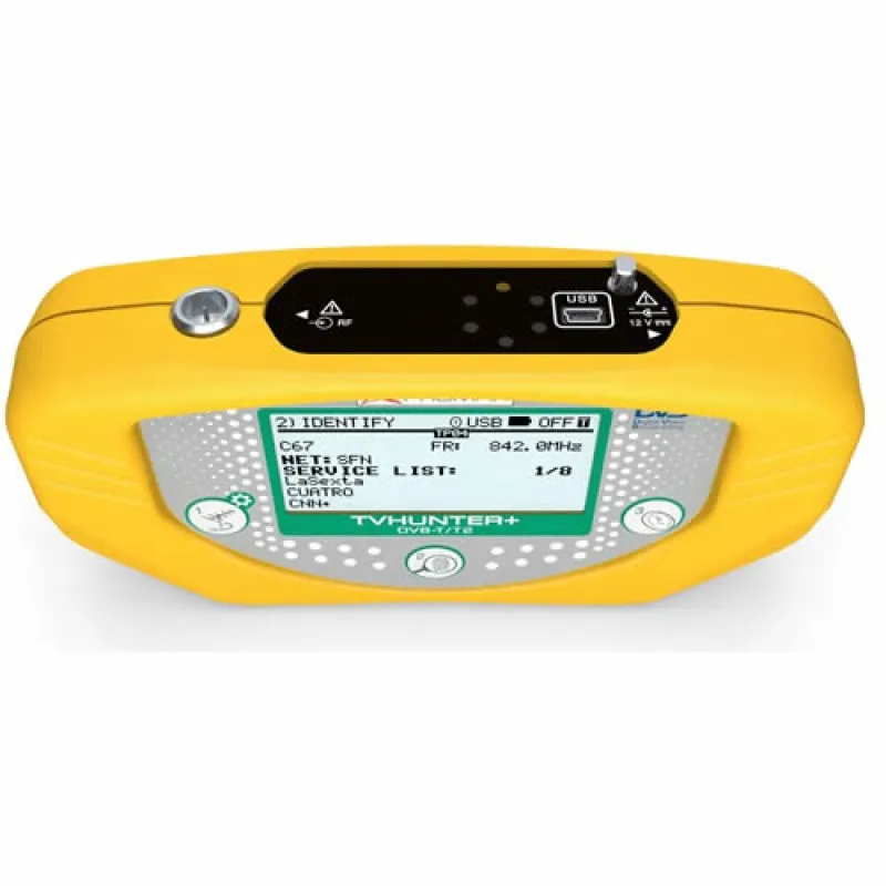 Promax TVHUNTER+ [TVHUNTERPLUS] Digital Terrestrial Television Finder for DVB-T2