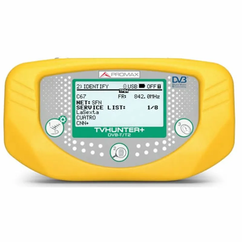 Promax TVHUNTER+ ISDB-T [TVHUNTERPLUSISDBT] Digital Terrestrial Television Finder for ISDB-T