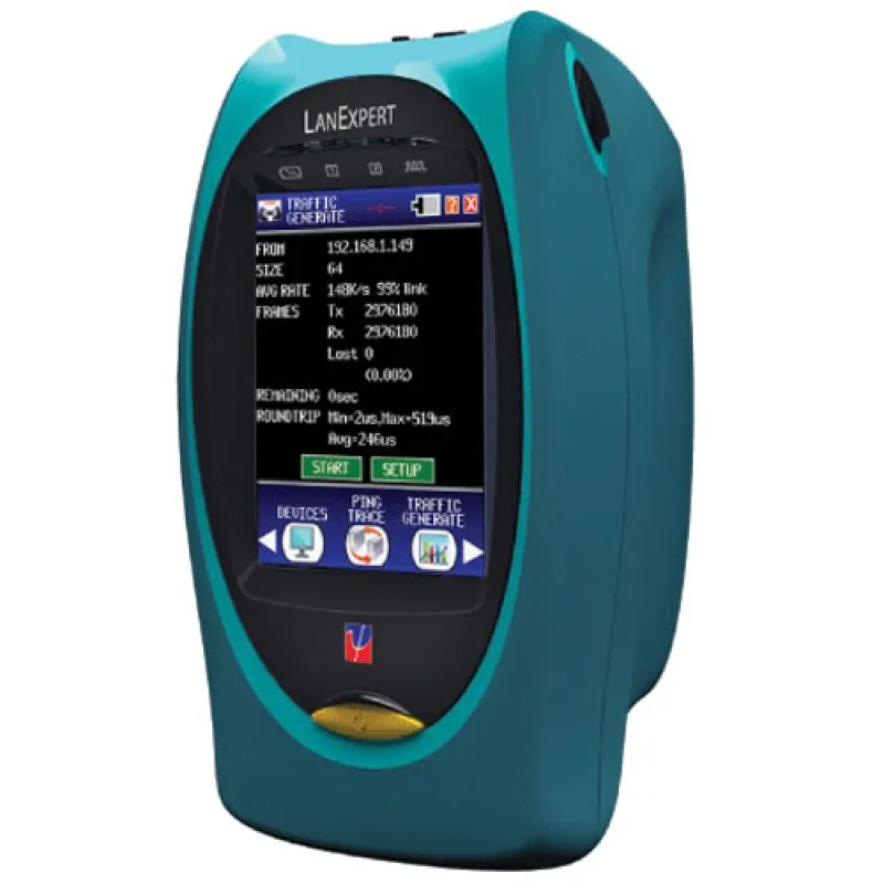 Psiber Lanexpert LE85M/S Copper SM / MM Fiber Gigabit Network Analyzer