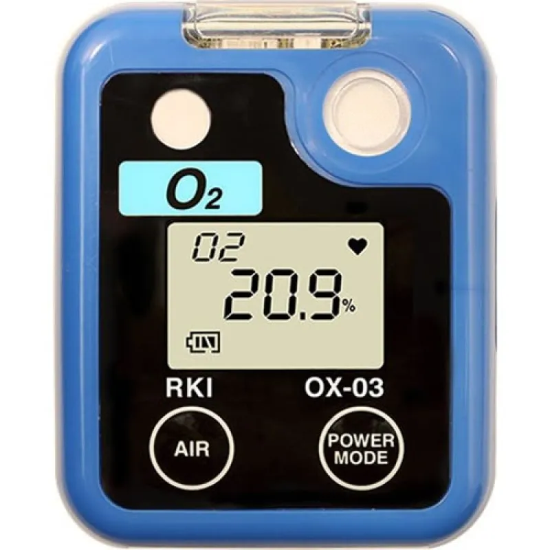 RKI Instruments OX-03 [72-0010] Single Gas Monitor, Alkaline O2, 0-40%