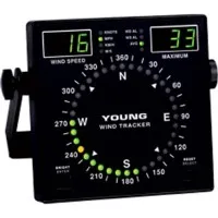 RM Young 06201H Wind Tracker Wind Speed & Direction Indicator, 230 VAC / 50-60 Hz Adapter