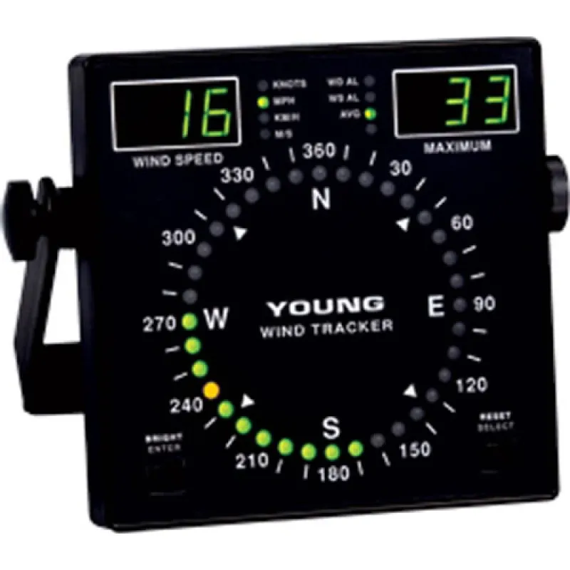 RM Young 06201H Wind Tracker Wind Speed & Direction Indicator, 230 VAC / 50-60 Hz Adapter
